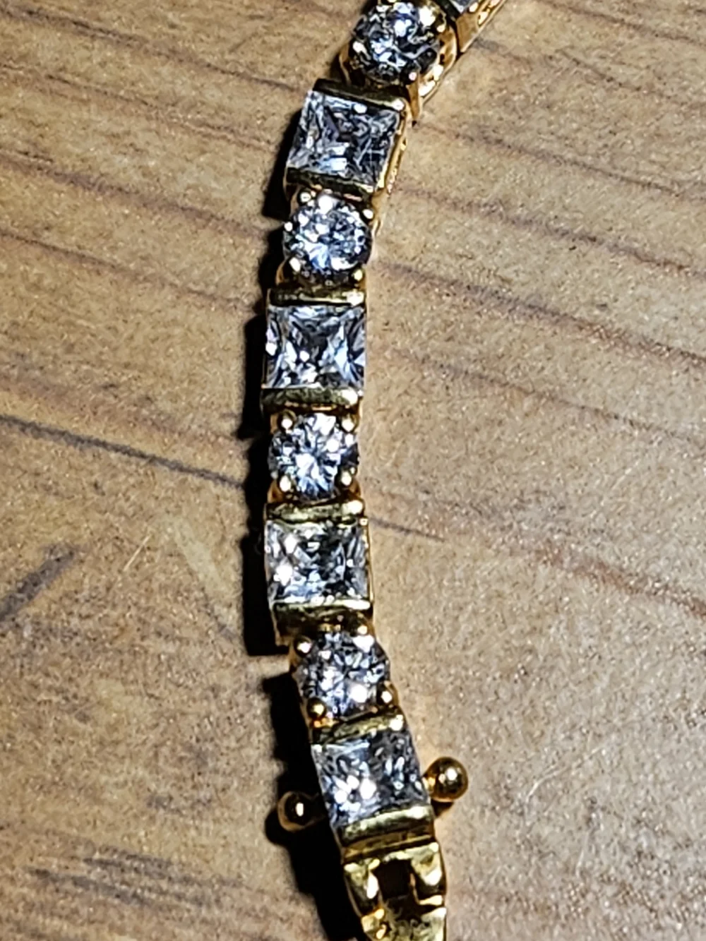 Vintage Cubic zirconia tennis Bracelet - Picture 4 of 4